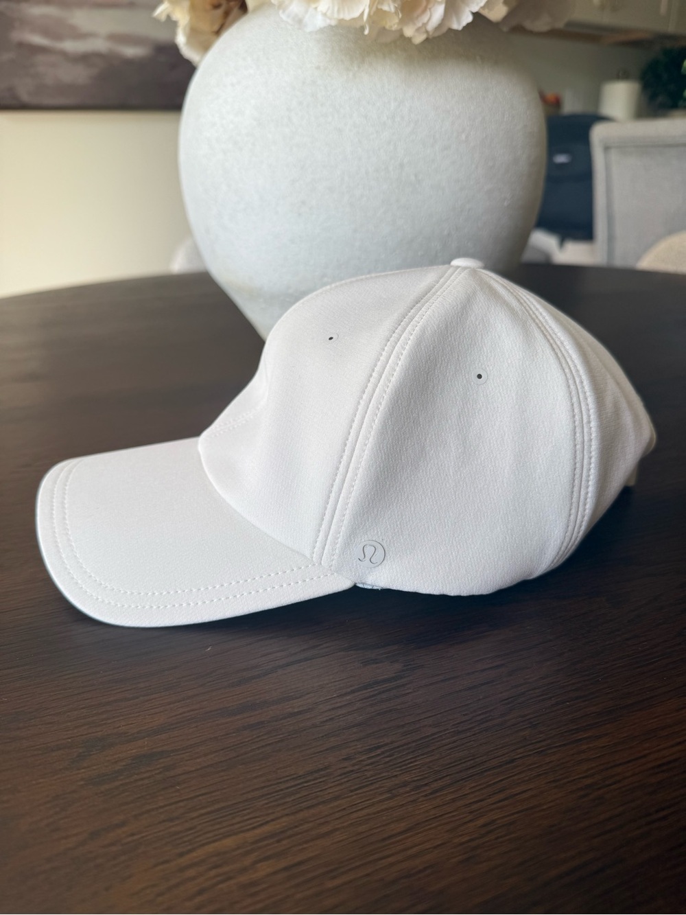 lululemon athletica Men’s White Opal Baseball Cap with Subtle Logo